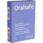 Oral Safe Single: Strawberry, 8 latex-sheets
