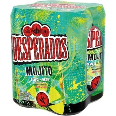 Desperados Mojito, 4 x 0,5 l (plech)