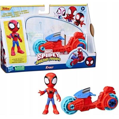 Hasbro Marvel Spidey a jeho přátelé Spidey s motorkou