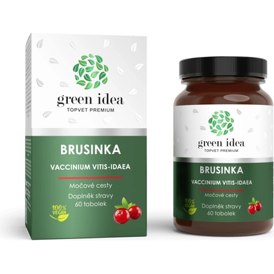 Green idea Brusnica obyčajná bylinný extrakt 60 kapsúl