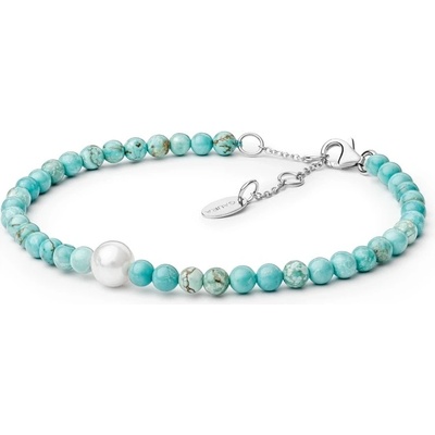 Gaura Pearls Poggia howlit sladkovodní perla 202-48B