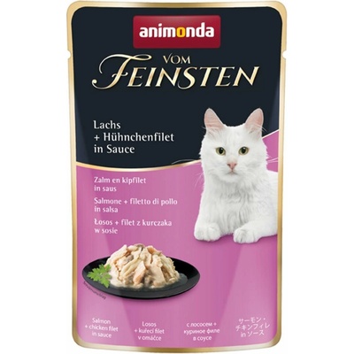 Animonda Vom Feinsten s lososem a kuřecím filé v omáčce 18 x 50 g