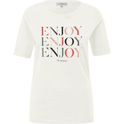 s.Oliver RL T-SHIRT bílá