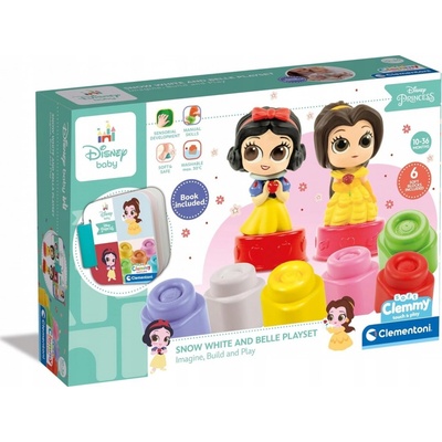 Clementoni Soft Clemmy Hracia sada s knižkou Disney princeznej
