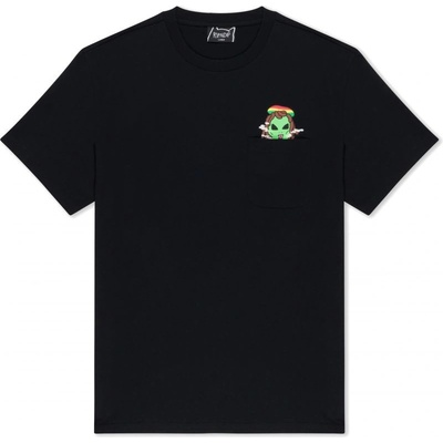 Ripndip SMOKING RASTA ALIEN POCKET černá