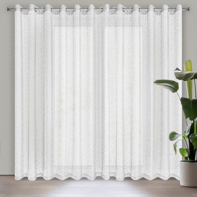 Takoy Záclona AMANDA se strukturou pavučiny 300 x 250 cm-HF-373798 | 300 x 250 cm