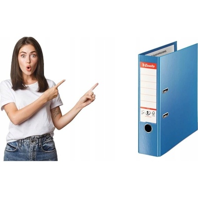 Esselte pákový zakladač A4 Maxi 8 cm modrý