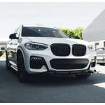  Добавка предна броня за bmw x3 g01 (2018-2021) - черен гланц (a-bmw-0150)
