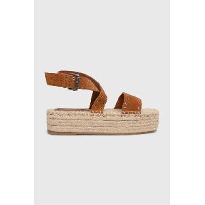Pepe Jeans Велурени сандали PLS90657 (PLS90657)