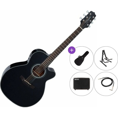 Takamine GN30CE Premium SET Black Електро-акустична китара Джъмбо