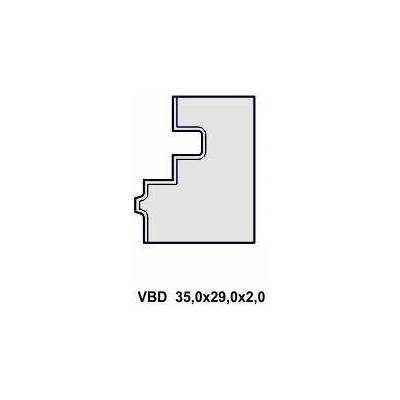 VBD 35,0x29,0x2,0 - pro sadu na dveřní zárubně 49104