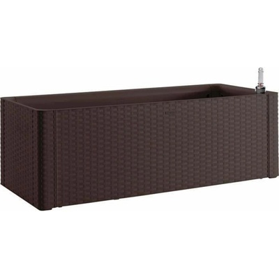 STEFANPLAST Samozavlažovací kvetináč NATURAL DELUXE 100x43x33cm moka