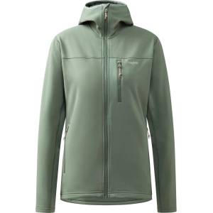 Haglöfs Дамско поларено яке Haglöfs Women's Rosson Mid Hood Fleece jacket - Chlorophyll Green - размер XS (105-5958-0311)