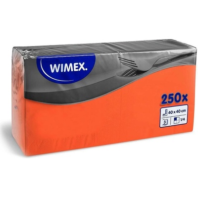 Wimex Ubrousek PAP FSC Mix 3V oranžový 40x40cm 250ks