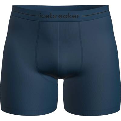 Icebreaker Мъжко мериносово термобельо Icebreaker Anatomica Boxers Merino base layer - Atlantis (015-1155-5612)