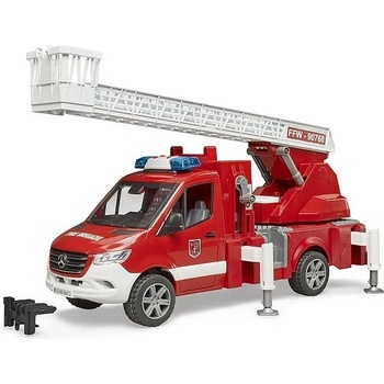 BRUDER Bruder 2673 mb sprinter / Пожарна кола със стълба, светлинен и звуков модул (br 2673)