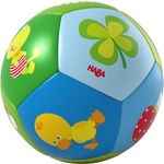 HABA Бебешка мека топка Haba - Късмет, с дрънкалка, 11 cm (304599) - ozone