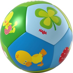 HABA Бебешка мека топка Haba - Късмет, с дрънкалка, 11 cm (304599) - ozone