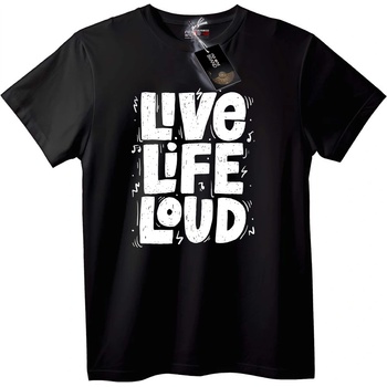 NOONEBRAND Тениска Живей Силно - 2XL, White