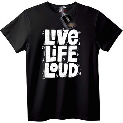 NOONEBRAND Тениска Живей Силно - 2XL, White