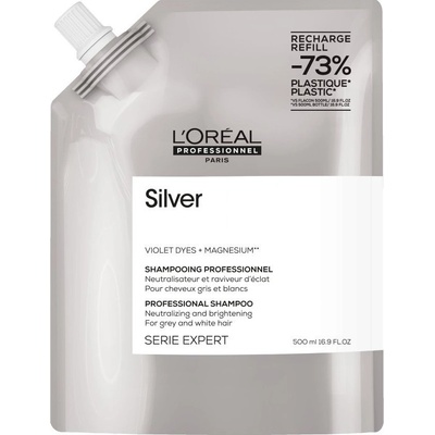 L´oréal Professionnel Serie Expert Silver Shampoo Šampon pro ledový lesk 500 ml