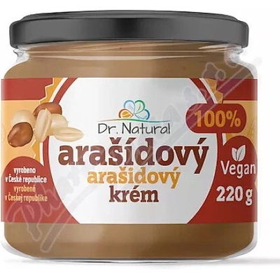 Natural Jihlava Arašídové maslo jemné 100% 220 g