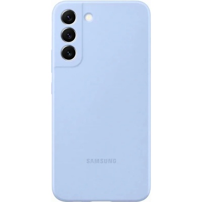 Samsung Оригинален гръб Samsung Silicone Cover за Galaxy S22 Plus - Sky Blue, EF-PS906TLE