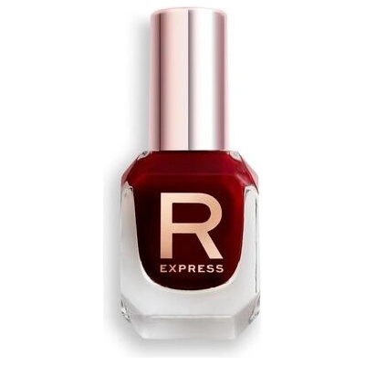 Revolution Beauty Бързосъхнещ лак за нокти с наситен виненочервен тон 10 мл