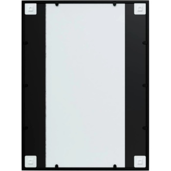 Image 1 of vidaXL Огледало за стена, черно, 80x60 см, метал (342207)