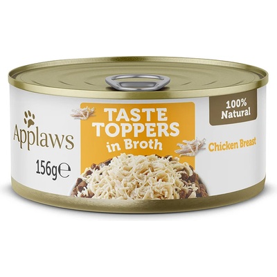 Applaws 6х156г Taste Toppers Applaws, консервирана храна за кучета, в бульон- пиле