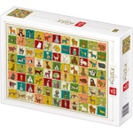 D-Toys - Puzzle Pattern Dogs - 1 000 piese