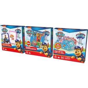 Spin Master Комплект настолни игри Spin Master: Paw Patrol Bundle - Jumbo Cards, Pop-Up Game, Puzzle