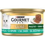 Gourmet Gold Месни парченца в пастет 12 x 85 г Заешко