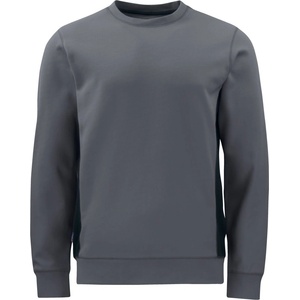 ProJob 2127 SWEATSHIRT ROUNDNECK/Мъжки тежък работен суитшърт Doubleface - сив XXL (64212707605)