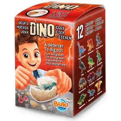 Buki France Игрален комплект Buki France - Дино яйца за разпознаване, асортимент (BKD6O)