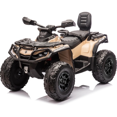 Mamido Dětská elektrická čtyřkolka Can-Am Outlander ATV béžová – Zbozi.Blesk.cz