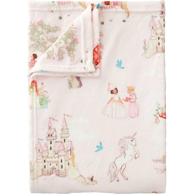 Belle & Boo Fairytale dětská deka růžová barevná