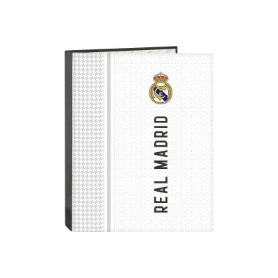 Real Madrid C. F Папка с пръстени Real Madrid C. F. Бял Сив A4 26.5 x 33 x 4 cm