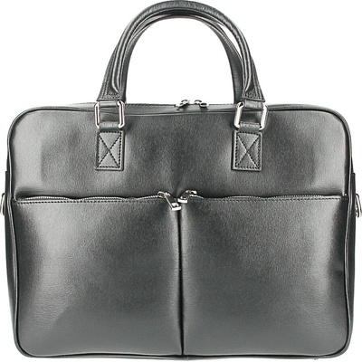 Made in Italy kožená aktovka 996 čierna
