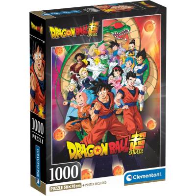Clementoni Пъзел Clementoni от 1000 части - Героите от Dragon Ball (39919)