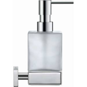 Duravit Karree - Дозатор за сапун с държач, хром/млечно стъкло 0099541000 (0099541000)