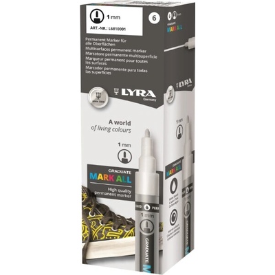 Akrylový popisovač LYRA žltý 1 mm