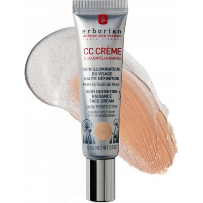 Erborian CC Crème Centella Asiatica rozjasňující krém SPF25 Clair 15 ml – Zboží Dáma