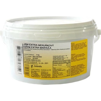 Zeelandia Marhuľový džem extra Darinka 4 kg