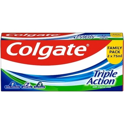 Colgate Triple Action Original Mint 2 x 75 ml