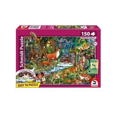 Schmidt Spiele Puzzle PQ 150 Animals in the Forest G3