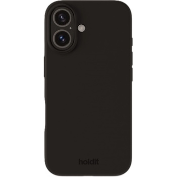 Holdit Калъф Holdit - Silicone, iPhone 16 Plus, черен (7330985165122)