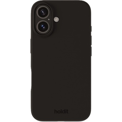 Holdit Калъф Holdit - Silicone, iPhone 16 Plus, черен (7330985165122)