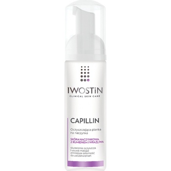 Iwostin Capillin čistící a odličovací pěna pro citlivou pleť s rozšířenými žilkami (Hypoallergenic) 165 ml