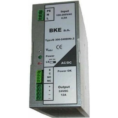 Napájecí zdroj na DIN lištu 12V DC 2A 24W - JS-300-120/DIN2